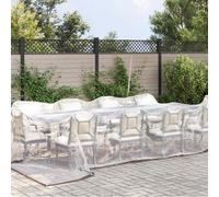 Tarpaulin Transparent PE Bâche transparente Housse résistante à l'eau vidaXL vid