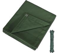 Tarpaulins Tarps Heavy Duty Waterproof Tarps with Aluminum Grommets UV Resistant 22 Mil Multipurpose Tarpaulin for Outdoor Garden Furniture Tent.