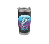 Tarpon Poisson Sauvage Silver Kings Océan Atlantique Gobelet isotherme en acier inoxydable double paroi