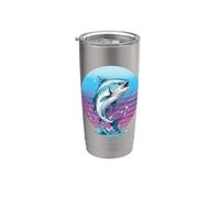 Tarpon Poisson Sauvage Silver Kings Océan Atlantique Gobelet isotherme en acier inoxydable double paroi