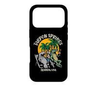 Tarpon Springs Florida USA Motif Crocodile Lamantin Amusant Coque pour iPhone 17 Pro