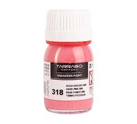 Tarrago Couleur pour chaussures Rose foncé SNK 318, flacon de 25 ml, avec pinceau et éponge, pour cuir lisse, cuir synthétique ou toile