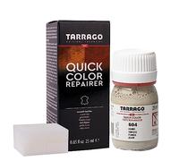 Tarrago | Couleur rapide 25 ml | Teinture pour chaussures en cuir, cuir lisse et toile et accessoires | Séchage rapide, répare et protège les chaussures contre les petites usures (fumée 604)