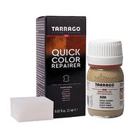 Tarrago | Couleur rapide 25 ml | Teinture pour chaussures en cuir, cuir lisse et toile et accessoires | Séchage rapide, répare et protège les chaussures contre les petites usures (beige foncé 606)