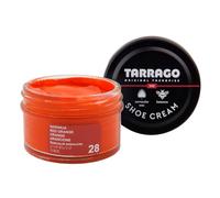 Tarrago | Crème pour chaussures 50 ml | Crème nourrissante, polissante et protectrice pour chaussures, chaussures, sacs et accessoires en cuir, cuir et cuir synthétique (Orange 28)