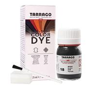 Tarrago | Kit de colorant auto-brillant 25 ml | Préparation au changement de couleur + Teinture pour cuir et toile pour la teinture de chaussures et accessoires | Réparation des chaussures (noir 18)
