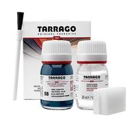 Tarrago | Self Shine Color Dye 25 ml | Teinture Auto-brillante pour Chaussures et Accessoires | Couvre les Éraflures et l'Usure des Chaussures (Bleu Hôtesse 58)
