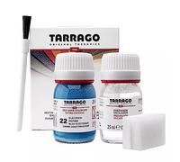 Tarrago | Self Shine Color Dye 25 ml | Teinture Auto-brillante pour Chaussures et Accessoires | Couvre les Éraflures et l'Usure des Chaussures (Bleu Électrique 22)