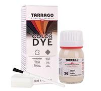 Tarrago | Teinture de couleur auto-brillante 25 ml | Réparatrice pour cuir et toile au fini brillant pour la teinture de chaussures et accessoires | Séchage rapide, Anti-frottement (Ivoire 36)