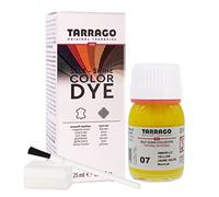 Tarrago | Teinture de couleur auto-brillante 25 ml | Teinture réparatrice pour cuir et toile au fini brillant pour la teinture de chaussures et accessoires | Séchage rapide, Anti-frottement (jaune 07)