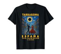 Tarragona, España Eclipse Solar Total 2026 T-Shirt