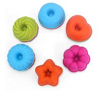 Tarragona Lot de 24 moules à beignets individuels en silicone pour pâtisserie, pâtisserie, bricolage