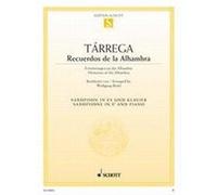 Tarrega Francisco Recuerdos De La Alhambra Saxophone/Piano G