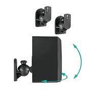 TARSHYRY 1 Paire de Supports de Haut-parleurs Muraux, Support d'étagère en Plastique ABS pour Domestique, capacité de Charge de 5KG, Ajustement Universel pour Une Utilisation en Intérieur