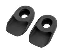 TARSHYRY 2 Pièces Manchon de Protection de Bras de Manivelle de Vélo en Silicone pour Vélos de Montagne et de Route, Conception étanche et Antichoc, Facile à Installer (Black)