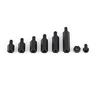 TARSHYRY 250pcs Standoffs Nylon Mâle Mâle Femelle Colonne HEX HEPPACK SPACER VIS MOTE D'ASSORTATION DE NORT M2 M3 avec Boîte DE Rangement (M2 M2 PASS-C Modèle)