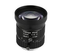 TARSHYRY 5MP CCTV HD Manuel Lens 5 Mm Longueur C Mont Sécurité Camera Lens Haute Définition Image Claire à Faible Distorsion pour Le Système de Surveillance Noir