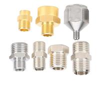 TARSHYRY Adaptateur d'aérographe, Adaptateur de Compresseur d'air 7pcs Kit ' 'aérographe Professionnel 1/8 / 4in BSP Connecteur BSP de Tuyau ' pour le Tuyau ' du Compresseur