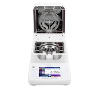 TARSHYRY Analyseur d'humidité Halogène, Testeur Numérique de Teneur en Eau avec écran Tactile LCD de 5 Pouces, Précision de 0,005 G, Plage de Température de 40 °C à 180 °C, pour la (Prise UE 220V)