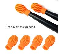 TARSHYRY Astuce de Pratique du Bâton de Tambour, Amortisseurs de Pilon pour Faire Taire 4pcs 4pcs en Silicone Muette Muet avec des Conseils de Battement de Battement de Conception Flexible pour le