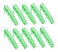 TARSHYRY Badminton Grip Tape, 10pcs 112x2,5 Cm perforé Collant à la Poignée de Transpiration Anti-intervain Antiside avec Ruban Adhésif Racket Grip Racket pour Les Raquettes de Badminton, Les (Green)