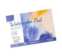TARSHYRY Bloc de Papier Aquarelle 30 Feuilles 200 g/² Texture Moyenne pour Peinture, Croquis, Dessin Carnet de Croquis d'art sans Acide Idéal pour les Artistes, les étudiants et les Adultes (coton)