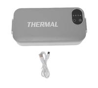 TARSHYRY Boîte à Lunch électrique Boîte à Lunch Chauffée Chauffe-plats Portable Affichage Numérique Acier Inoxydable 304 Bureau Voiture Voyage Alimenté par Batterie 7200mAh Affich