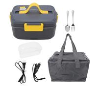 TARSHYRY Boîte à Lunch électrique pour Adultes, Chauffe-plats Portable de 3 L avec Doublure Intérieure en Acier Inoxydable 304, Idéale pour la Maison, le Bureau et les voyages. (Prise UE)