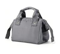 TARSHYRY Boîte à Lunch Isolée, Sac à Lunch de Grande capacité Résistant à L'eau en Tissu Oxford Robuste avec Poignées Ergonomiques élargies, pour Pique-nique à L'école en Plein Air (GRAY)