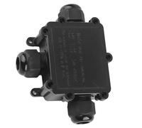 TARSHYRY Boîte de Jonction électrique étanche pour Connexions de Câbles Extérieurs, Boîtier en Plastique classé IP68 avec Protection de Câblage à 3 Voies, Boîte Utilitaire Résistante aux Intempéries