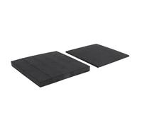 TARSHYRY Bouchons de Tête de Lit en Mousse EVA, Pare-Chocs de Cadre de Lit élastique Souple de qualité Supérieure pour la Réduction du Bruit et la Protection des Murs, Noir, Paquet de 2