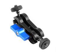 TARSHYRY Bras Magique, Support de Caméra 1/4 de Pouce de Vis à Vide à Double Bras avec Support à 360 degré