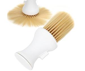 TARSHYRY Brosse à Coutume de Cou pour la Coupe de Cheveux Bruste de Coiffeur de Coiffeur Soft Nettoyage Face Brusage Styling S'adapte au Cou à Cheveux Doux pour la Coupe des et (WHITE)