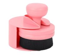 TARSHYRY Brosse à Poussière à Clous, Poignée Ronde à Tête Plate Nail Art Nettacer Brosse, Moelleuse Moelleuse pour Application et Maquillage en Acrylique (PINK)