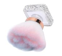 TARSHYRY Brosse à Poussière pour Ongles en Acrylique, Plumeau Doux Rose Rose, Dissolvant de Poudre pour Manucure et Nail Art, Outil de Nettoyage de Pinceau de Maquillage pour Salon et Usage (SILVER)