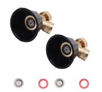 TARSHYRY Buse de Brumisation Réglable, Grand Arroseur d'atomiseur d'eau à Brume Fine, Paquet de 2