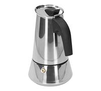 TARSHYRY Cafetière Italienne en Acier Inoxydable de qualité Supérieure, pour la Maison, les Voyages, le Bureau, Durable, Rouille, Compacte, Légère, Finition Miroir ((304) N° 6 Style ventre de pot