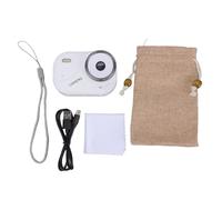 TARSHYRY Caméra Numérique 1080p avec Zoom 16x, Capteur CMOS, Enregistrement Vidéo HD, écran 2,4 Pouces, Boîtier Compact et Portable en ABS. (White)