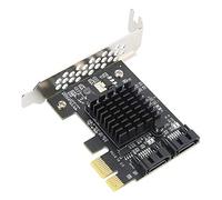TARSHYRY Carte d'extension, Carte d'extension pour Ordinateur PCI - E à 2 Ports Express Adapter PCI Express Adaptateur Prise en Charge AHCI1.0 Mode IDE
