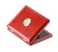 TARSHYRY Cas de Sax Alto, Bois 5 Roseaux Tenant la Boîte de Stockage de la Boîte de Stockage Alto Saxophone Alto Saxophone avec Hygromètre Clarinette de Saxophone Solide (Ambre)