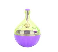 TARSHYRY Cat Puzzle Feeder, Chat Slow Feeder Slow Cat Treat Dispenser Treat Dog Ball Dispensing Dog Toys Pet Ball Enrichment et Exercice Toy pour Chat Chien Violet