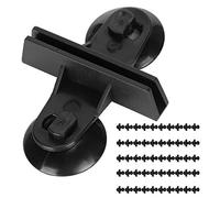 TARSHYRY Clamp/Holder de Ventouse, Support de Plante d'Aquarium 50 Pcs Porte-diviseurs d'Aquarium, Diviseur Poisson-Aquarium Clamp/Holder, Support 'isolement ' avec Matériaux en Caoutchouc (Black)