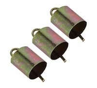 TARSHYRY Cloche de Bétail en Métal 3 Pièces pour Bovins et Moutons, Conception épaissie pour une Utilisation Agricole en Plein Air (cloche numéro 5)