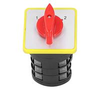 TARSHYRY Commutateur à Came Rotatif, Commutateur à 3 Positions, 16a, 110V, 380V, Sélecteur Universel de qualité Industrielle pour le Contrôle des Machines