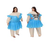 TARSHYRY Costume Gonflable de Danseuse de Ballerine,Costume Gonflable de Ballet Sumo pour Adulte,Costume Amusant d'halloween,Gonflable Ballerine avec Tutu pour Adulte de 150 à 190 Cm