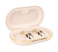 TARSHYRY Écouteurs sans Fil, écouteurs de Traduction Intelligente Entièrement Couleurs Tactiles HiFi Qualité Sonore Écouteur Multi-Langues Traducteur pour Le Traducteur d'oreille de (Beige)