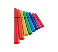 TARSHYRY Ensemble de 8 Tubes Sonores Musicaux, Instrument de Percussion à 8 Tons, D'anniversaire coloré pour une Performance Collective à la Maison ou en Classe, Portable et Pratique, (sans corde)