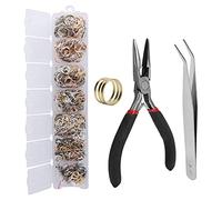 TARSHYRY Ensemble de Pinces à Fermoir Mousqueton pour Fabrication de Bijoux, Outils Professionnels pour Débutants et Experts, Matériau en Alliage Sûr et Portable, Tailles 4 Mm, 5 Mm, 6