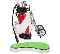 TARSHYRY Ensemble de, Sac de Ensemble de Stylo de Bureau de Jeu de Stylo de 3 Stylos à Bille et Mini Sac Znic en Alliage de Sac de (Blanc et Rouge)