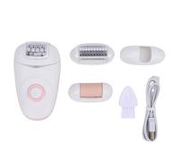 TARSHYRY Épilateur électrique 3 en 1 pour Femmes, étanche IPX4, Tondeuse à Cheveux avec Tête de Lime pour les Pieds, pour un Usage Domestique (PINK)